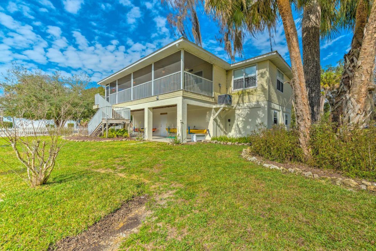 Withlacoochee River House With Dock And Kayaks! Yankeetown Exteriör bild