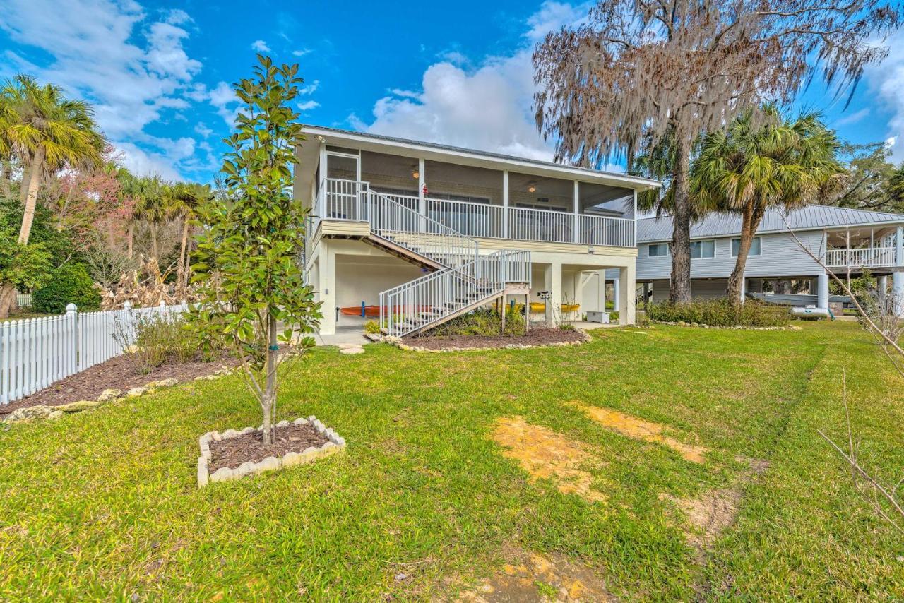 Withlacoochee River House With Dock And Kayaks! Yankeetown Exteriör bild
